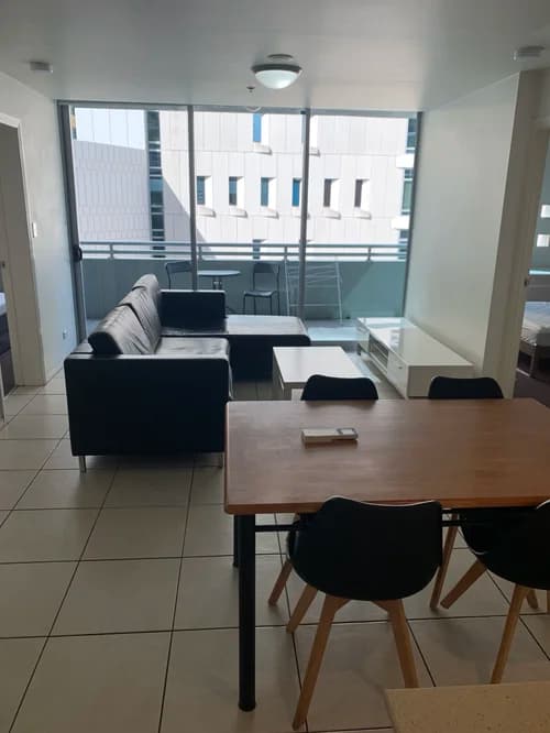 Brisbane home living room clean — skirting boards, surfaces and floors detailed